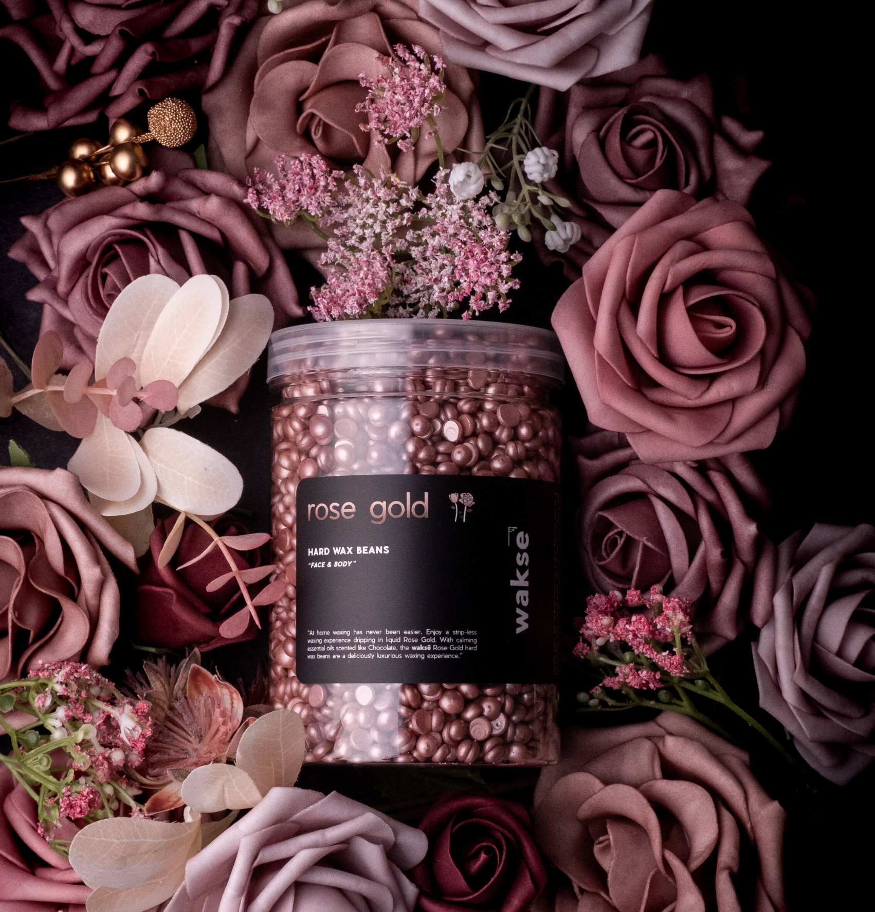 Wakse - Rose Gold Hard Wax Beans